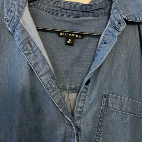 J crew chambray shirt dress - Picture 4 of 6